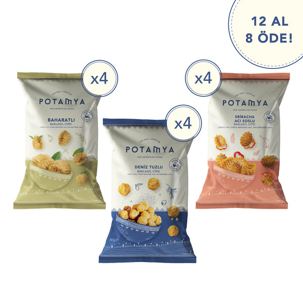 Zeytinyağlı Glutensiz Cips Miks