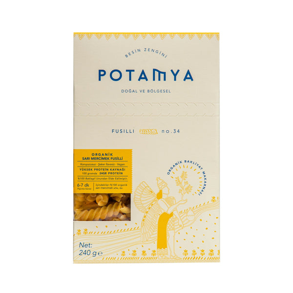 Organic Yellow Lentil Fusilli