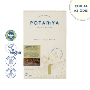 Organic Green Lentil Fusilli