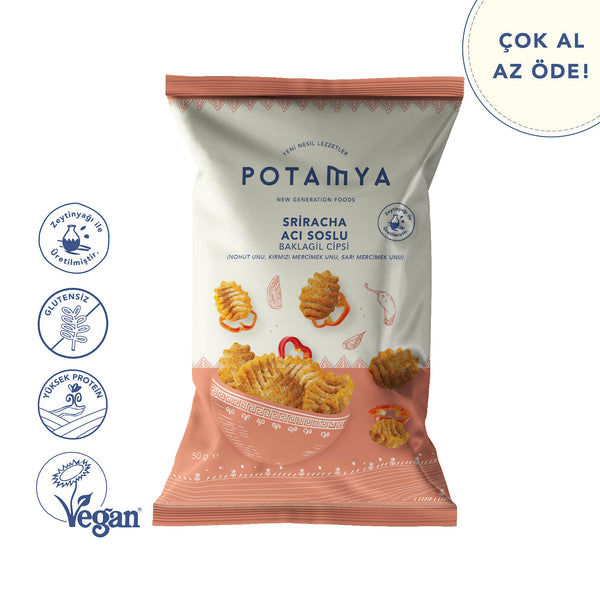 Sriracha Acı Soslu Baklagil Cipsi 50 g