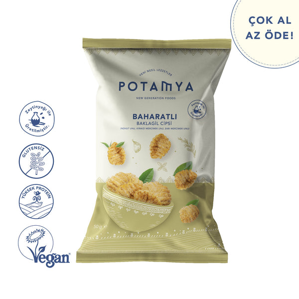 Baharatlı Baklagil Cipsi Yeni Ambalaj 50g