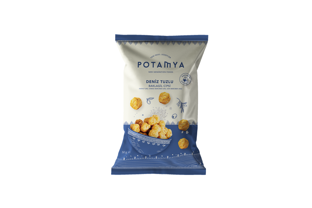 Zeytinyağlı Deniz Tuzlu Baklagil Cipsi 50g