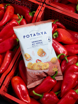 Scharfe Hülsenfruchtchips