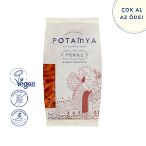 Konvansiyonel Kırmızı Mercimek Penne 240g