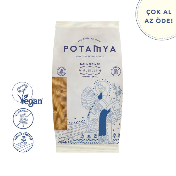 Konvansiyonel Sarı Mercimek Fusilli 240g
