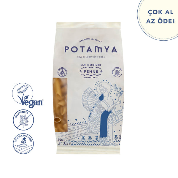 Konvansiyonel Sarı Mercimek Penne 240g