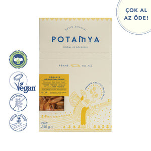 Organik Glutensiz Sarı Mercimek Penne